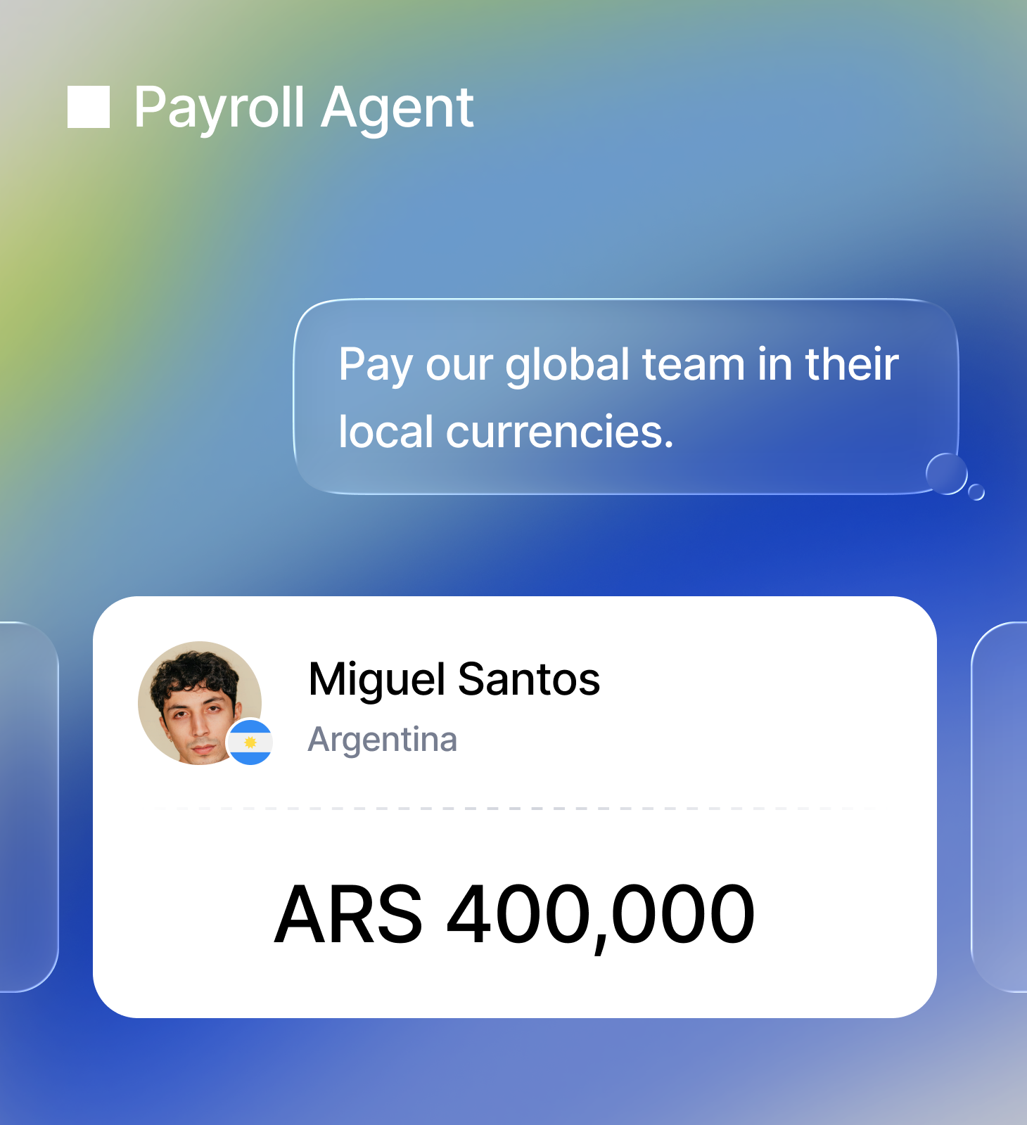 Crypto-to-bank payment conversation